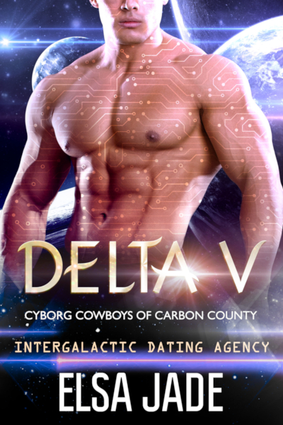 Delta V by Elsa Jade Cyborg Cowboys of Carbon County science fiction romance