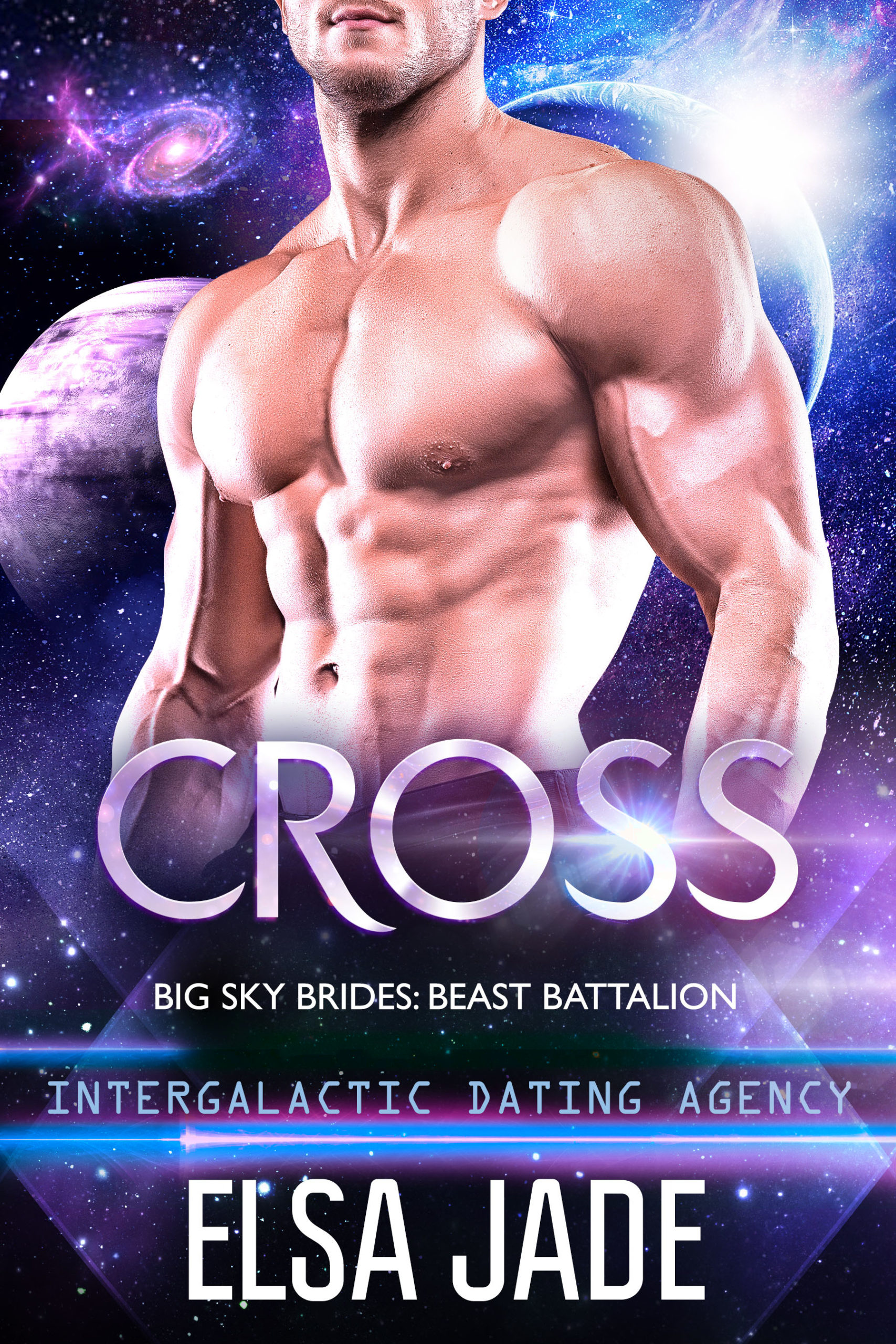 Cross: Big Sky Alien Brides: Beast Battalion #1 by Elsa Jade science fiction romance